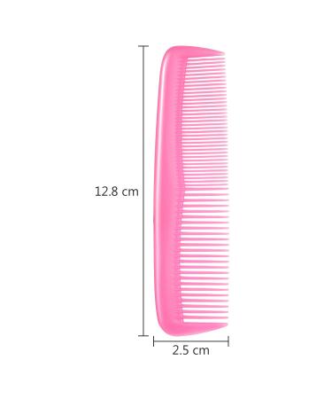 48-Piece Colorful Hair Combs Set for Women and Men - Coarse and Fine Dressing Combs - Buy Online on GoSupps.com