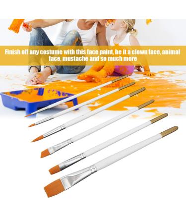 Non-Toxic 12 Colors Oil Face & Body Painting Set - Halloween Makeup High Saturation Paints Ergonomic Handle & 6 Brushes Included - Buy Online on GoSupps.com