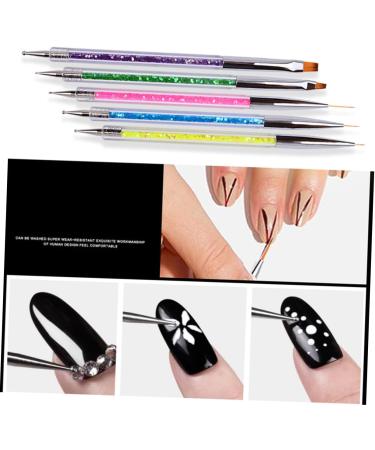 Sets Kit De Manicura Nail Art Nail Drawing Pen Nail Dotting Pen Nail Art Pen Gel Pen Manicure - Buy Online on GoSupps.com