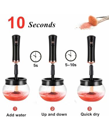Electric Makeup Brush Cleaner & Dryer - Fast & Efficient Cleaning for All Brushes - 8 Sizes Included - Buy Online on GoSupps.com
