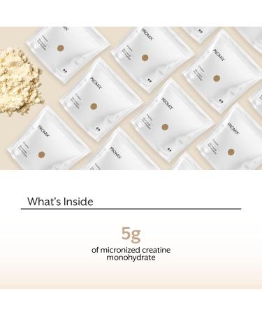 ProMix Nutrition Creatine Monohydrate Travel Packs, 5g of micronized Clean Creatine for Men and Women, Supports Muscle Growth & Recovery, Vegan - 30 Servings 0.18 Ounce (Pack of 30) - Buy Online on GoSupps.com