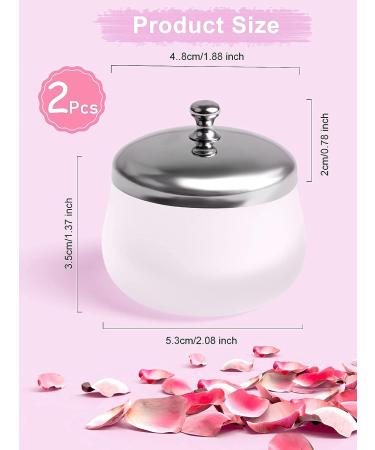 TOROKOM 2Pcs Glass Dappen Dish with Lid for Acrylic Nails - Matte Finish - Buy Online on GoSupps.com