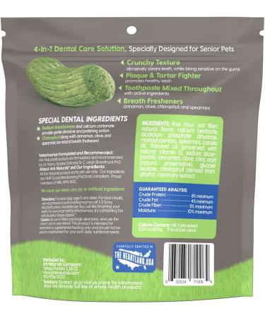 Gray Muzzle Brushless Toothpaste Chews for Seniors | Vet-Recommended Dental Care for Small to Medium Dogs - Buy Online on GoSupps.com