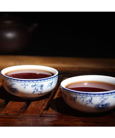 HELLOYOUNG 200g Brique de th Pu'er m r d'arbre ancien chinois vieilli bandes de th claires et une couleur brun rouge tre avec un arri re-go t sucr Th pu-erh Pu'er Tea - Buy Online on GoSupps.com