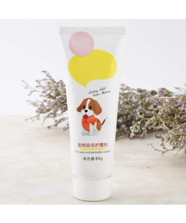Pet-safe 80g Hair Color Dye Gel for Dogs and Cats - Non-Toxic and Natural Pigment, Harmless and Safe for Pets - Pink - Buy Online on GoSupps.com