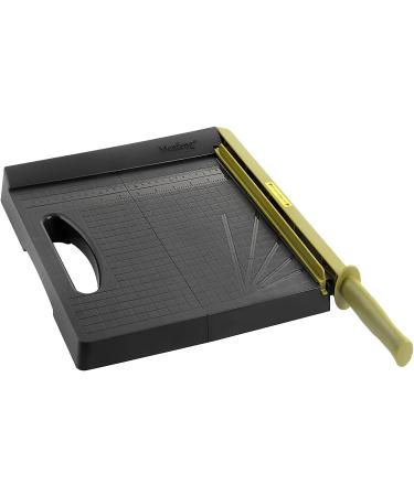 A4 Paper Cutter Guillotine  12" Cut Length  16 Sheets Capacity  Portable Stack Paper Trimmer  Foldable Design for Office Home School Paper Photo Cardstock Label Cutter - Buy Online on GoSupps.com