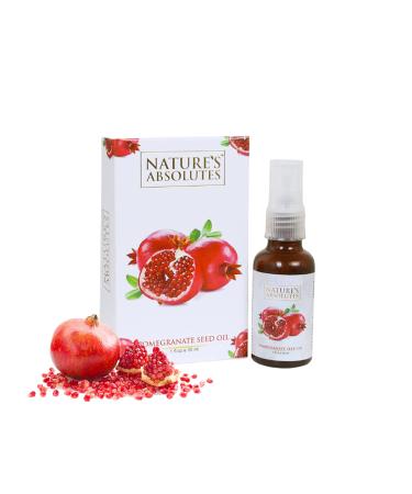 Cold Pressed Pomegranate Seed Oil for Hair Skin & Nails - 100% Pure and Natural Undiluted. Great Moisturizer for hair skin and nails
