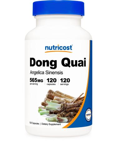 Nutricost Dong Quai 565mg, 120 Capsules - Gluten Free, Non-GMO, Vegetarian Capsules - Angelica Sinensis