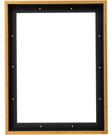 Pixy Canvas 11x14 Floater Frame for Deep Canvas Paintings - Rustic Gold, 4 Colors Available - Buy Online on GoSupps.com