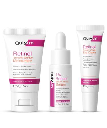 Retinol Travel Skincare Set Travel Size Skin Care Set Women Beauty Gift Sets Skin Care Kit With Serum Face Cream Eye Cream - Travel Essentials Gift Set For Hydrating Skin Airplane-Friendly Sizes