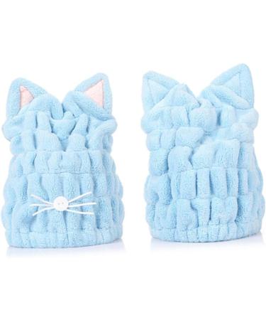 Didiseaon 4 Pcs Thicken Shower Hair Drying Cap Shower Cap Fast Drying Cap Absorb Water - Buy Online on GoSupps.com