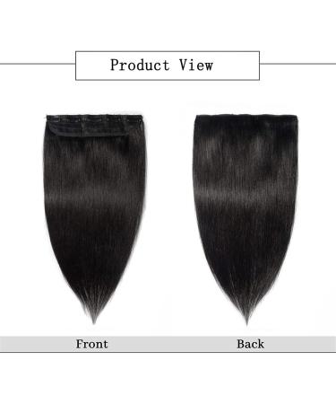 Clip in Hair Extensions Hair Extensions Real Human Hair - One Piece Straight Soft One Piece Natural Human Hair Extensions Remy Hair Extensions Clip on 120gram for Women Clip in Extensions (Size : 18 18 inches 120g/Set - Buy Online on GoSupps.com