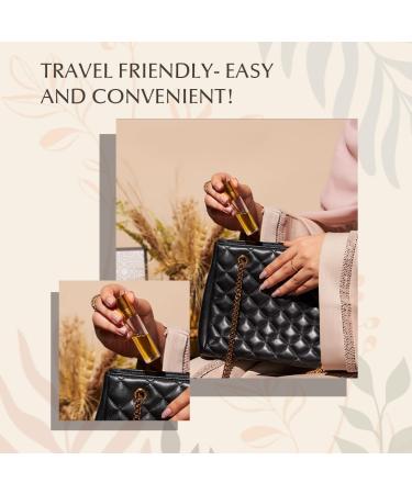 Sandalia Rose & Rose Attar Oil by | Long Lasting Arabic Perfume Oils for Men and Women | Rose Attar Chandan Itra Original | 100% Pure 2 x 6ml Ittar Roll On Perfume Non alcoholic itra for puja - Buy Online on GoSupps.com