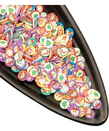 QR 50g Mix Christmas Santa Head Slices Polymer Clay Sprinkles for DIY Crafts Nail Art Decoration Tiny Cute Plastic klei Accessories T1127 (Color : Christmas Mix) Assorted - Buy Online on GoSupps.com