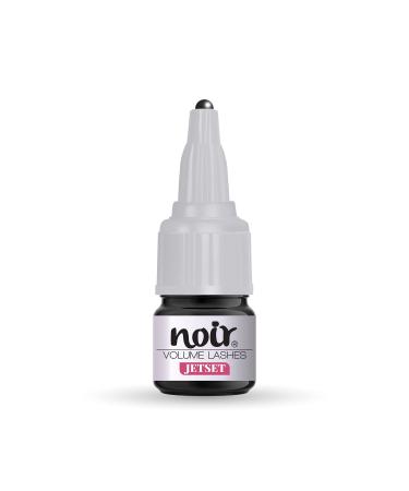 Eyelash Extension Glue Noir Volume Lashes Jetset 5g Strong Professional Semi Permanent Adhesive Best for Russian Volume Lashes Made in the UK