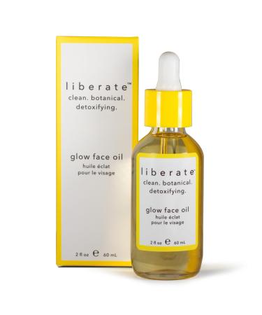 Glow Face Oil - 2 Fl Oz Vitamin E Oil For Skin for Troubled Skin - Botanical Blend Moisturizer For Dry Skin - Face Oil Moisturizer For Hydration Anti-Aging Even Skin Texture and Tone