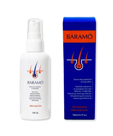 BARAMO DHT Blocker Scalp Tonic for Hair Growth - 14+ Botanical Ingredients - Men & Women (3.4 Fl Oz) - Buy Online on GoSupps.com