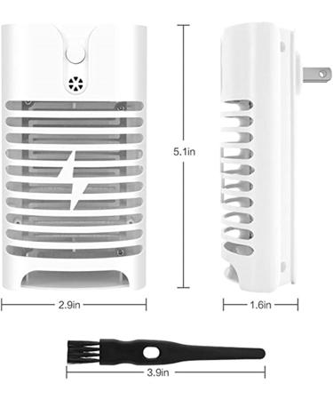 Mosquito Killer Fly Killer Plug-in UV Mosquito lamp Intelligent Mosquito lamp Electric Shock Mosquito Suitable for Bedroom Living Room Kitchen Bathroom Restaurant Office Space - Buy Online on GoSupps.com