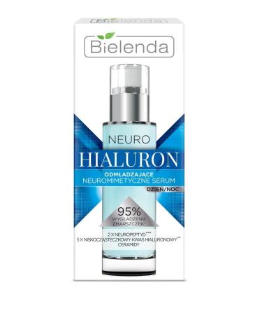 Bielenda Neuro Hialuron Neuromimic Rejuvenating Face Serum Day Night 30ml