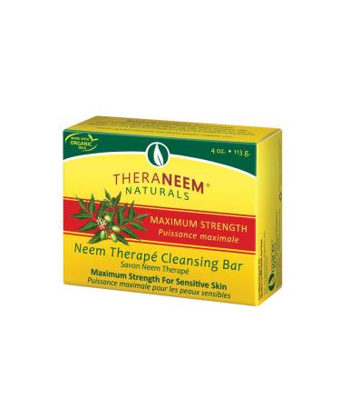 Organix South TheraNeem Naturals Neem Therapé Cleansing Bar Maximum Strength 4 oz (113 g)