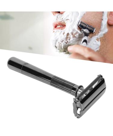 Double-Sided Safety Razor for Men - Ergonomic Aluminum Alloy Holder for Home & Travel - Buy Online on GoSupps.com