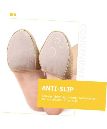 FRCOLOR Yoga Toe Protector Socks - 5 Pairs Non-Slip Forefoot Cushions for High Heels Breathable Palm Pads & Comfort for Every Step - Buy Online on GoSupps.com