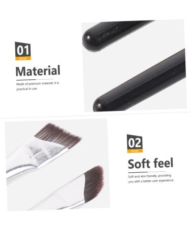 Baluue 3pcs Set Eyeliner Applicator Tool Eyebrow Concealer Eye Liner Brush Concealer Brush Eye Brush Wood - Buy Online on GoSupps.com