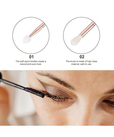TEONEI Dual-Sided Eyeshadow Brushes - Heart-Shaped Silicone Applicators (2 Pcs) | Perfect for Flawless Makeup Application - International Shipping Available - Buy Online on GoSupps.com