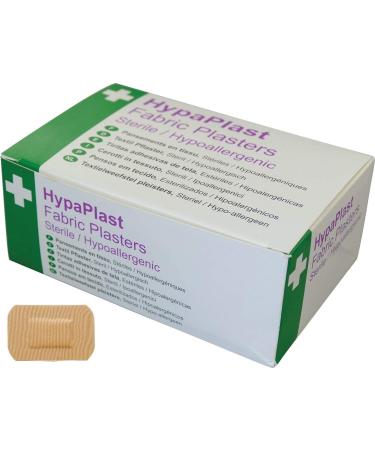 HypaPlast Fabric Plasters - 7.2 x 5cm (Pack of 100) 7.2 x 5cm Single
