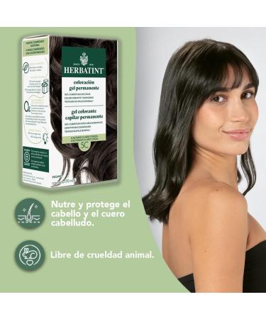  Herbatint Herbatint Permanent Hair Color Gel 5C Light Ash Brown 170ml No Ammonia Optimal Coverage of Grey Hair Vegan Formula With 8 Organic Plant Extracts - Buy Online on GoSupps.com
