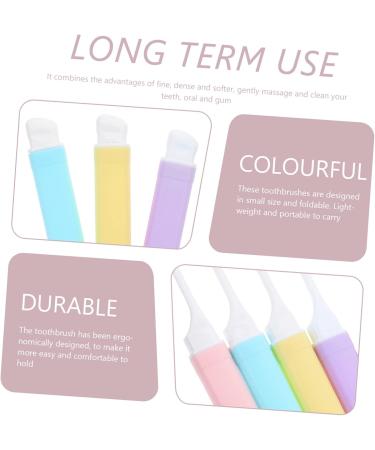 Homsfou 5-Stage Travel Toothbrush Case - Collapsible Manual Toothbrush Box for Pregnant Women - Bulk Art Fiber Travel Accessory - Buy Online on GoSupps.com