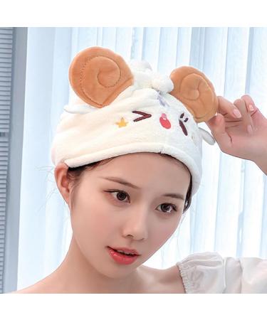 Luxshiny Bathing Shower Caps Elastic Shower Bathing Hat Hair Hat Wet Hair Dry Turban Spa Bathing Bonnet Shampoo Hat for Kitchen Bathroom Hair Shower - Buy Online on GoSupps.com