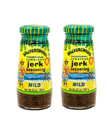 Walkerswood Jamaican Jerk Seasoning (Mild) 280g - (Pack of 2) in a Premier Life Store Box