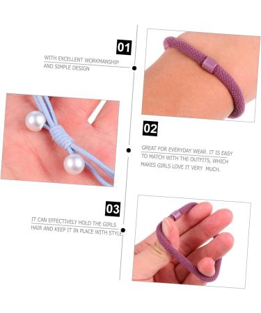 FRCOLOR Rope Boxes hair tie hair ribbons for women elastic ponytail holder pearl ponytail holder kids scrunchies hair rope ties Hair Scrunchies rubber hair band beaded Miss Lace up Kids - Buy Online on GoSupps.com