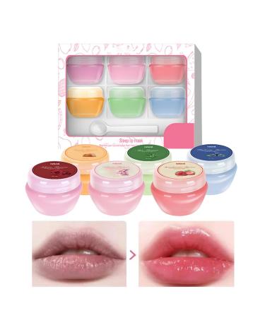 Vriusi Lip Moisturizer Balm 6 Pieces Natural Nourishing Lip Balm Plant Ingredients Lip Moisturizer for Work School Parties Dating and Travel Lip Moisturizer Nourishing Lip Care