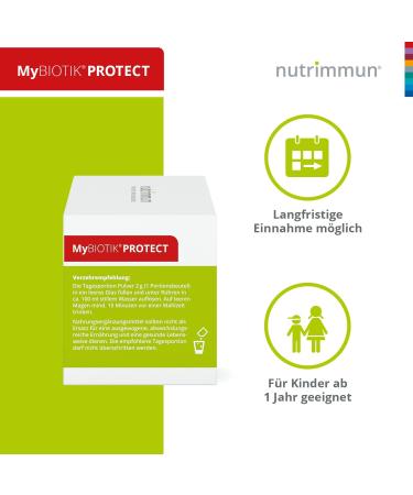 Buy Nutrimmun MyBiotik protect - 30 Daily Portions of Dietary Supplements with Active Bacterial Complex & Vitamin B2 for Optimal Cell Protection | International Shipping Available - Buy Online on GoSupps.com