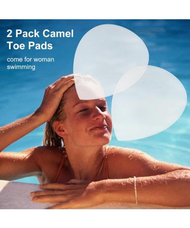 Voogoo 2 Pack Camel Toe Pads Silicone Camel Toe Concealer Set Reusable Invisible Adhesive for Women Swimwear Waterproof Swimming Cover Pads - Buy Online on GoSupps.com