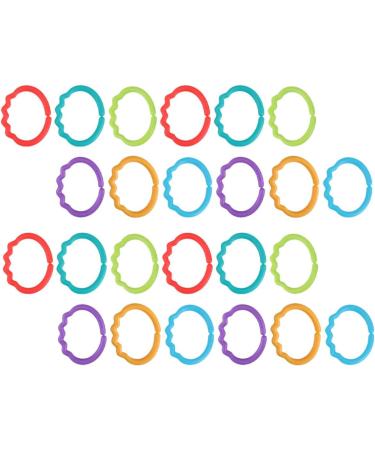 Ibasenice Baby Links 144 Ster - Colorful Molar Toy & Rattles for Newborns | Creative Infant Toys for International Shipping - Buy Online on GoSupps.com