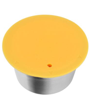 Semme Semme Gusto Dolce Capsules Rechargeable Pods Refillable Coffee Capsules Casse Pous (YELLOW)