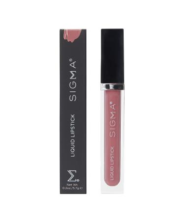 Sigma Beauty Liquid Lipstick Bold and Luxurious Liquid Matte Lipstick with a Satin Finish - Clean Vegan Cruelty Free Makeup (New Mod) New Mod 0.2 Ounce (Pack of 1)