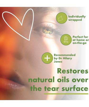 The Eye Doctor Tea Tree Eyelid Wipes - 40 Cleansing Lid Wipes for Dry Eye, Blepharitis, MGD, and Demodex Treatment - Tea Tree, Coconut, Argan Oil - 40 Wipes - Buy Online on GoSupps.com