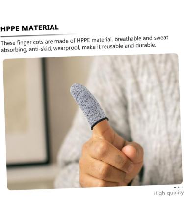 Healifty 8 Pairs Cut Resistant Gloves - Anti-Cut Finger & Thumb Protectors for Safe Cutting | Durable Shield & Impact Resistant Finger Guards - Ideal for Work & Crafts - Buy Online on GoSupps.com