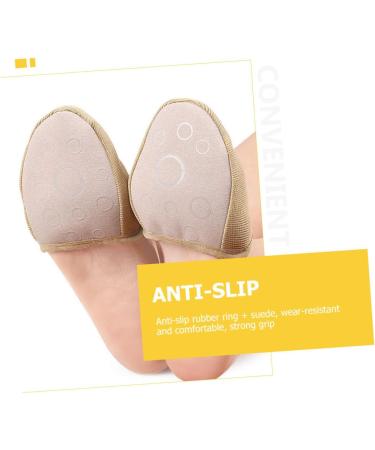 3 Pairs Yoga Toe Protectors - Non-Slip Forefoot Cushion Pads | Sweat-Absorbent Half Palm Socks for Comfort - Buy Online on GoSupps.com