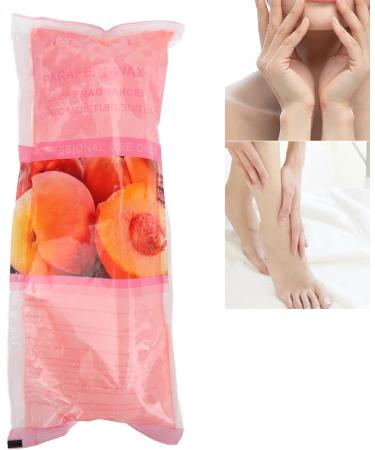 Peach Lemon Scented Paraffin Wax Refills - 453g for Beauty Hand Feet SPA - Moisturizing and Safe Skin Treatment - Buy Online on GoSupps.com