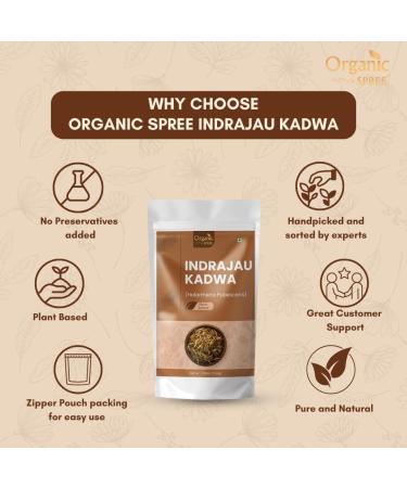 ORGANIC SPREE Gymnema & Indrajau Kadwa USDA Organic Gymnema Sylvestre 120 Tablets & Holarrhena Pubescens 200g - Buy Online on GoSupps.com