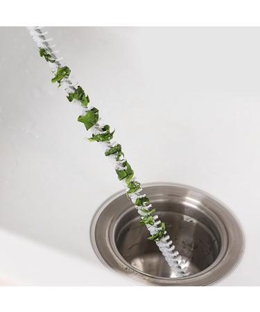 HEMLBOYW Sewer Drain Brush Bendable Long Pipe Cleaner Flexible Sewer Cleaning Tool Kitchen Sink Shower Tub Hair Clogs Household Sewer Hair Catcher - Buy Online on GoSupps.com