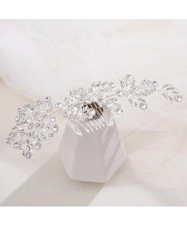 FRCOLOR bridal headwear bride headpieces for wedding bridal headpiece bridal rhinestone insert comb rhinestone headpiece alloy dinner party hair Comb - Buy Online on GoSupps.com