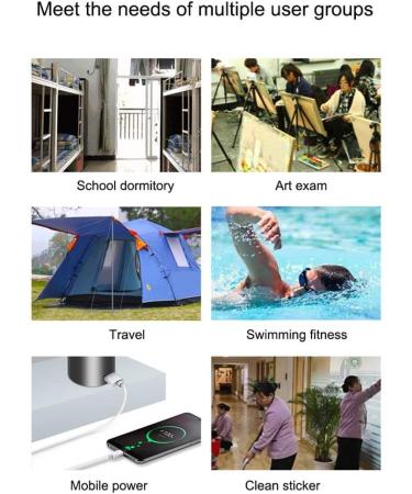 Khukam Portable Cordless Hair Dryer Wireless Blow Dryer with Charging Base Outdoor Travel Hair Dryer USB Rechargeable Battery for Art Painting/Home/School/Pet Care - Buy Online on GoSupps.com