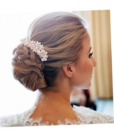 Angoily 1pc Hair Combs Hair Accessory for Women Rhinestone Headpiece Rhinestone Hair Clip Bridal Headpiece Comb Leg Garters for Thigh Accessories Korean Version Bride - Buy Online on GoSupps.com