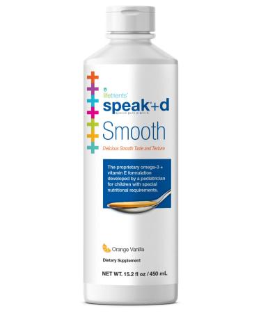 Lifetrients  Speak+D Smooth  Orange Vanilla  15.2 oz  Pediatrician Formulated to Support Children with Special Nutritional Requirements  Enhanced with Omega-3 & Vitamins E s K's & D